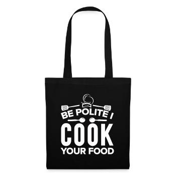 Chef Quote Gift Funny Chef - Tote Bag - black - Front