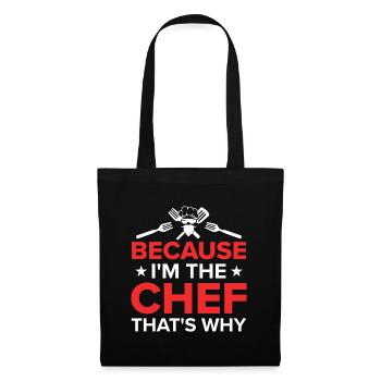 Chef Quote Gift Funny Chef - Tote Bag - black - Front