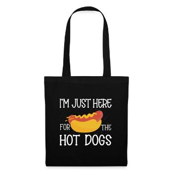 Hotdog Food Lover Hotdogs Essen Hotdog Verkäufer - Stoffbeutel - Schwarz - Vorne