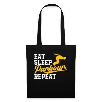 Parkour Cadeau Freerunning Parkour Runner - Sac en tissu - noir - Devant