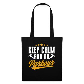 Parkour Cadeau Freerunning Parkour Runner - Sac en tissu - noir - Devant
