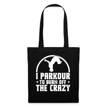 Parkour Cadeau Freerunning Parkour Runner - Sac en tissu - noir - Devant