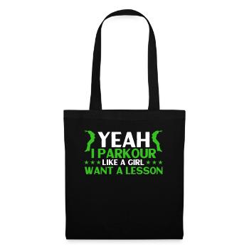 Parkour Cadeau Freerunning Parkour Runner - Sac en tissu - noir - Devant