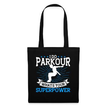 Parkour Cadeau Freerunning Parkour Runner - Sac en tissu - noir - Devant