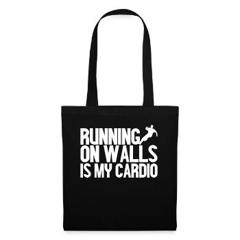 Parkour Cadeau Freerunning Parkour Runner - Sac en tissu - noir - Devant