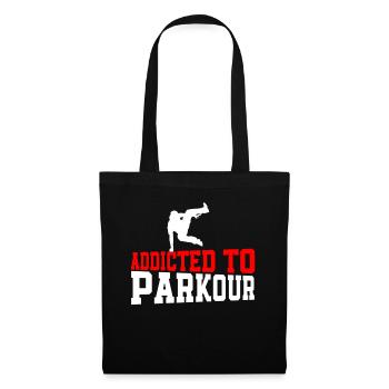 Parkour Gift Freerunning Parkour Runner - Tote Bag - black - Front