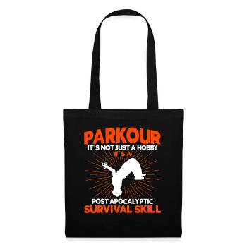 Parkour Cadeau Freerunning Parkour Runner - Sac en tissu - noir - Devant