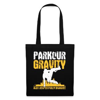Parkour Cadeau Freerunning Parkour Runner - Sac en tissu - noir - Devant