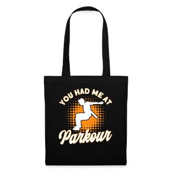 Parkour Gift Freerunning Parkour Runner - Tote Bag - black - Front