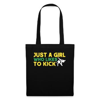 Capoeira Cadeau Brésil Arts Martiaux Capoeira - Sac en tissu - noir - Devant