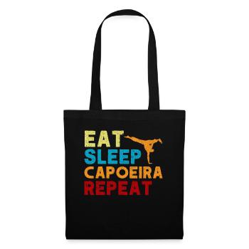 Capoeira Cadeau Brésil Arts Martiaux Capoeira - Sac en tissu - noir - Devant