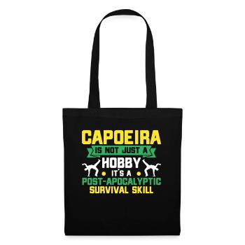 Capoeira Cadeau Brésil Arts Martiaux Capoeira - Sac en tissu - noir - Devant
