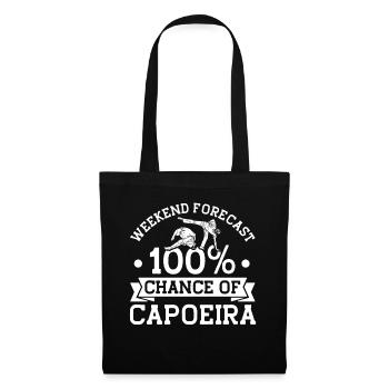 Capoeira Cadeau Brésil Arts Martiaux Capoeira - Sac en tissu - noir - Devant