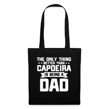 Capoeira Cadeau Brésil Arts Martiaux Capoeira - Sac en tissu - noir - Devant