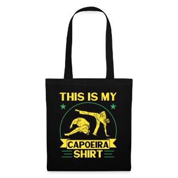 Capoeira Geschenk Brasilien Kampfkunst Capoeira - Stoffbeutel - Schwarz - Vorne