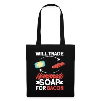 Soap Making Gift Homemade Soap Maker - Tote Bag - black - Front