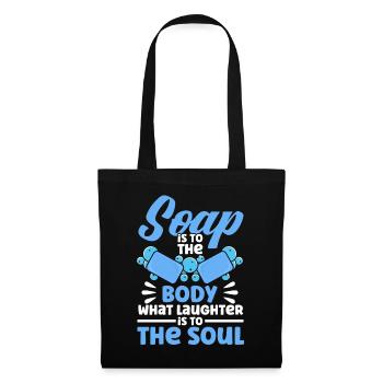 Soap Making Gift Homemade Soap Maker - Tote Bag - black - Front