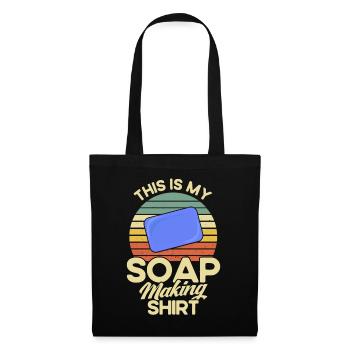Soap Making Gift Homemade Soap Maker - Tote Bag - black - Front