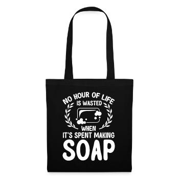 Soap Making Gift Homemade Soap Maker - Tote Bag - black - Front