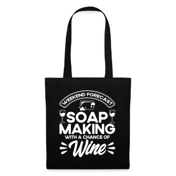 Soap Making Gift Homemade Soap Maker - Tote Bag - black - Front