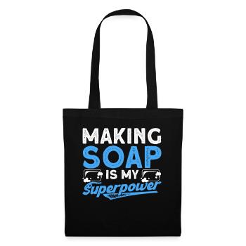 Soap Making Gift Homemade Soap Maker - Tote Bag - black - Front