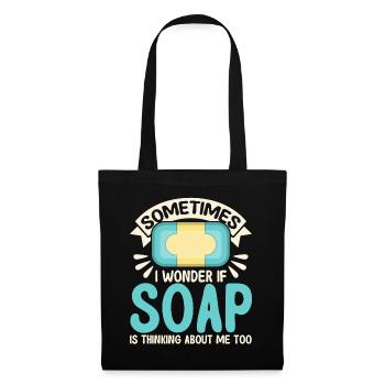 Soap Making Gift Homemade Soap Maker - Tote Bag - black - Front
