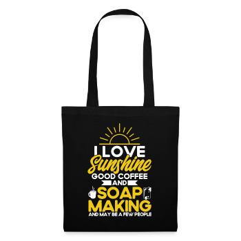 Soap Making Gift Homemade Soap Maker - Tote Bag - black - Front