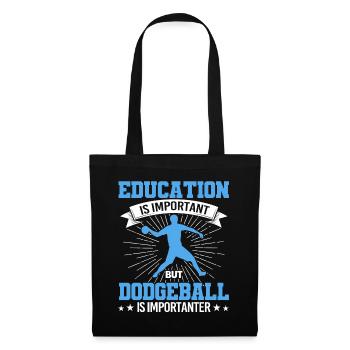 Dodgeball Player Gift Ball Games Dodgeball - Tote Bag - black - Front