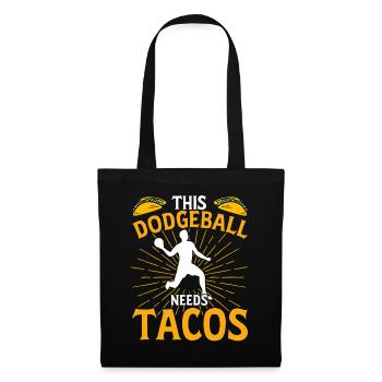 Dodgeball Player Gift Ball Games Dodgeball - Tote Bag - black - Front