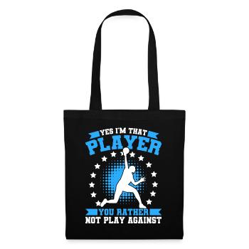 Dodgeball Player Gift Ball Games Dodgeball - Tote Bag - black - Front