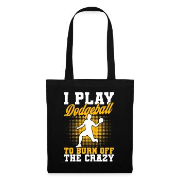 Dodgeball Player Gift Ball Games Dodgeball - Tote Bag - black - Front