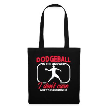Dodgeball Player Gift Ball Games Dodgeball - Tote Bag - black - Front