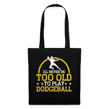 Dodgeball Player Gift Ball Games Dodgeball - Tote Bag - black - Front