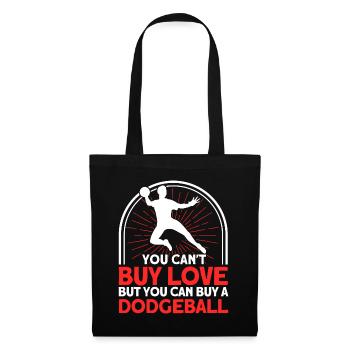 Dodgeball Player Gift Ball Jeux Dodgeball - Sac en tissu - noir - Devant