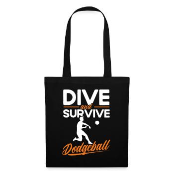 Dodgeball Player Gift Ball Games Dodgeball - Tote Bag - black - Front