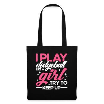 Dodgeball Player Gift Ball Games Dodgeball - Tote Bag - black - Front
