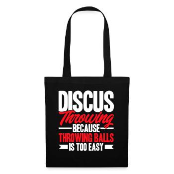 Discus Throw Discus Thrower Gift - Tote Bag - black - Front