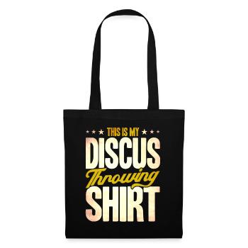 Discus Throw Discus Thrower Gift - Tote Bag - black - Front