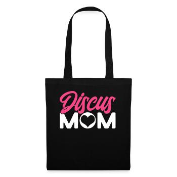Discus Throw Discus Thrower Cadeau - Sac en tissu - noir - Devant