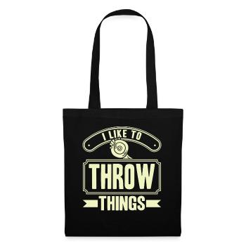 Discus Throw Discus Thrower Gift - Tote Bag - black - Front