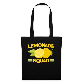 Limonadenstand Zitronensaft Limonade Geschäft - Stoffbeutel - Schwarz - Vorne