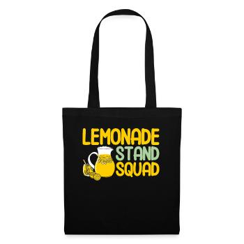 Limonadenstand Zitronensaft Limonade Geschäft - Stoffbeutel - Schwarz - Vorne