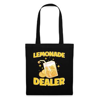 Limonadenstand Zitronensaft Limonade Geschäft - Stoffbeutel - Schwarz - Vorne