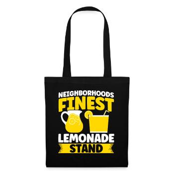 Limonadenstand Zitronensaft Limonade Geschäft - Stoffbeutel - Schwarz - Vorne