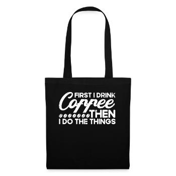 Barista Gift Idea Coffee Lover Coffee Brewing - Tote Bag - black - Front
