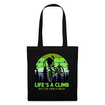 Unbenanntes Projekt 48 - Sac en tissu - noir - Devant