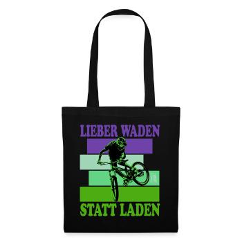 Unbenanntes Projekt 54 - Sac en tissu - noir - Devant