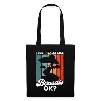 Bonsai Tree Gift Japan Bonsai Garden - Tote Bag - black - Front