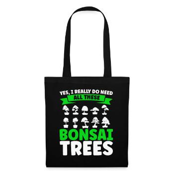 Bonsai Tree Gift Japan Bonsai Garden - Tote Bag - black - Front