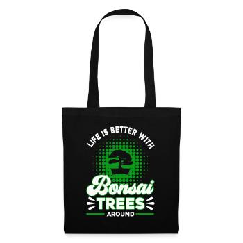 Bonsai Tree Gift Japan Bonsai Garden - Tote Bag - black - Front